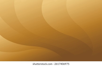 Elegant Gold wave Background with Abstract Smooth Curves in Luxury Style. Suitable for templates, banners, cards, covers, awards, sales, events, websites, pages and more
