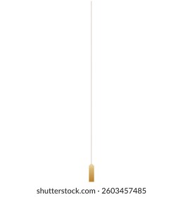 Elegant Golden Decorative Line Graphic 