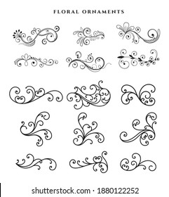 elegant golden floral decoration big set design