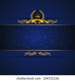 royal blue background