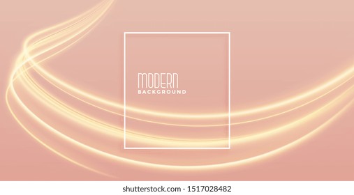 elegant golden light streak background with text space