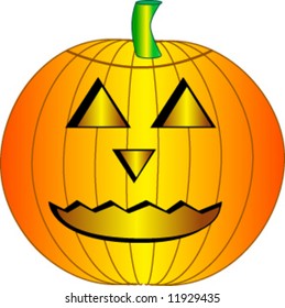 Elegant Golden Pumpkin
