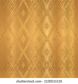 Elegante diseño de patrón dorado sin foco en un estilo de lujo oriental 