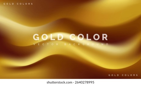 Elegant golden shine texture with smooth gradients, ideal for luxury invitations, posters, and high end product displays