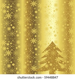 Elegant golden winter background