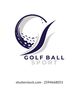 Elegant Golf vintage logo design vector template