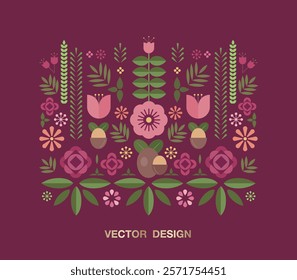 elegant graceful design flower floral collection element beautiful gorgeous lovely pretty cover decoration abstract illustration bloom blossom botanic floral pattern