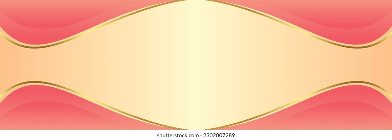 elegant gradation color background with abstract shapes, wave pattern with free space for text. Template for banner, poster, greeting card, social media, web.
