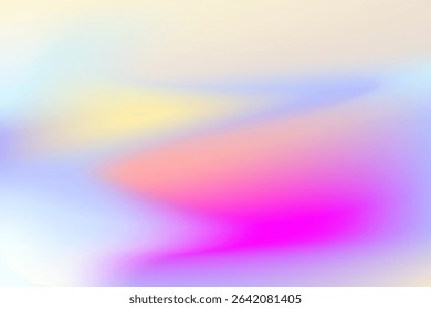 Elegant Gradient Abstract Artwork with Soft Pastel Colors and Vibrant Shapes