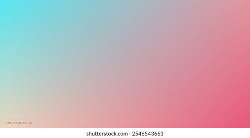 Elegant gradient background featuring pink, cyan, and cream hues. Perfect for modern designs, social media visuals, and creative branding. Add vibrancy to your projects effortlessly