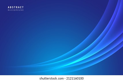 
Elegant Gradient Blue Background With Shinny Shape. New Abstract Blue Wave Background Vector.
