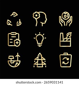 Elegant Gradient Icons for Web Templates

