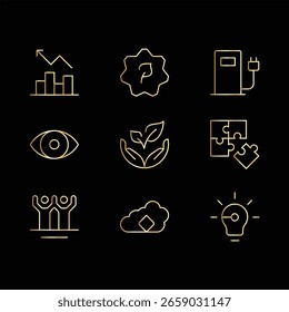 Elegant Gradient Icons for Web Templates

