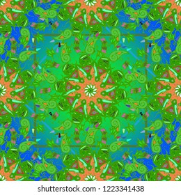 Elegant gradient multicolor abstract background pattern seamless.