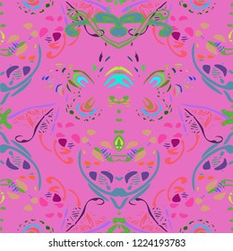 Elegant gradient multicolor abstract background pattern seamless.