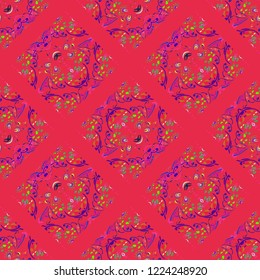 Elegant gradient multicolor abstract background pattern seamless.