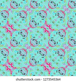 Elegant gradient multicolor abstract background pattern seamless.