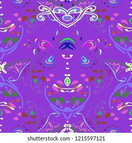 Elegant gradient multicolored abstract background pattern seamless.