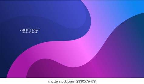 Elegant gradient wave background vector