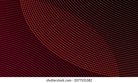 Elegant gradient wavy lines blend digital vector art background.