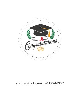 Elegant Graduation Quote Design – Handcrafted Congrats Graduate Font Art
Graduation Cap One Line Art – Simple Continuous Line Drawing