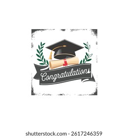 Elegant Graduation Quote Design – Handcrafted Congrats Graduate Font Art
Graduation Cap One Line Art – Simple Continuous Line Drawing