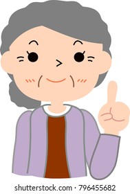 Elegant grandmother advice.eps
This is a vector illustration.
