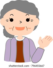 Elegant grandmother guide.eps
This is a vector illustration.