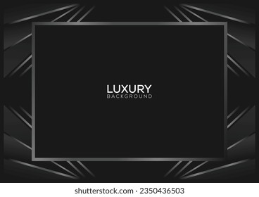 elegant gray frame background design 