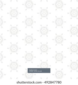 elegant gray pattern on white background