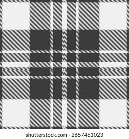 Elegant grayscale plaid pattern.  Perfect for textile design, website backgrounds, or adding a touch of classic style to any project.