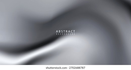 Elegante composición en escala de grises con Gradientes suaves y curvas dinámicas, dando una sensación de movimiento y profundidad.