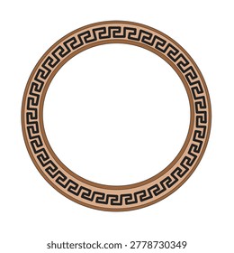 Elegant Greek key border design featuring traditional geometric meander patterns inspired by ancient Greek art and architecture. Perfect for decorative frames, luxury packaging, invitations, textile prints, wallpapers, branding, social media graphics, and ornamental design projects. The timeless geometric style adds a sophisticated and classic visual touch