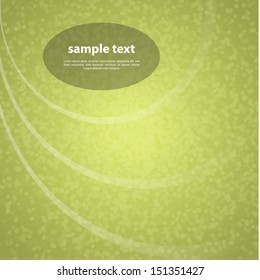 Elegant Green Background with Abstract Pattern