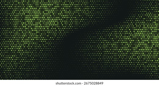 elegant green background with dots. vector background