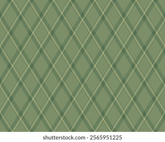 Elegant green and beige plaid pattern. Perfect for textile design, website backgrounds, or any project needing a sophisticated, understated texture.