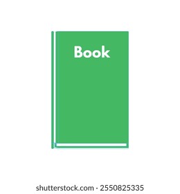 Elegante Green Book Mockup - Ilustração de vetor EPS