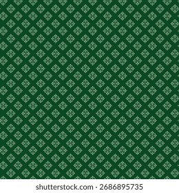 Elegante Verde Damask Padrão Fundo Com Motivos Ornamentais Repetidos