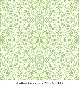 Elegante  floral verde
