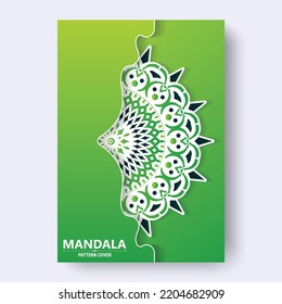 Elegant Green Mandala Cover Design