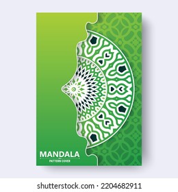 Elegant Green Mandala Cover Design