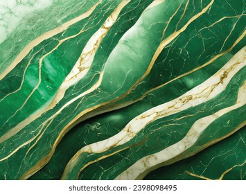 Elegant Green Marble with Subtle Veining: Serpentine Bliss