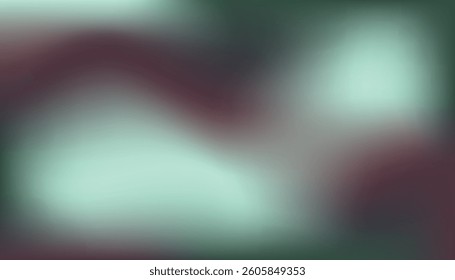 Elegant Green and White Blurred Gradient Abstract Background