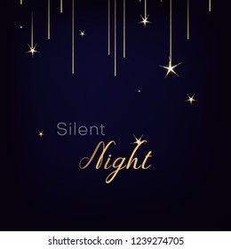 Elegant greeting card. Vector image.