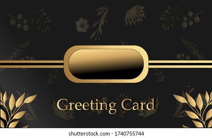 Elegant Greeting card,vector based, Eps 10 file type