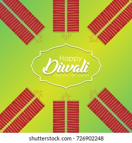 Elegant greetings vector illustration for indian festival diwali celebrations. Can be used for advertisement, poster, banner and backgrounds. (Translation - Happy Diwali)