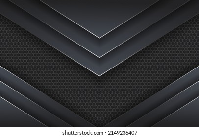 Diseño elegante de fondo gris y negro