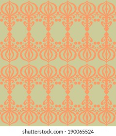 Elegant grid-like seamless pattern with classic elements