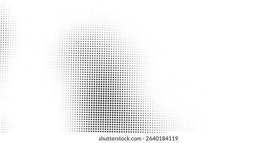 Elegant halftone wave design with gradient curve dots and soft transitions perfect for modern digital prints clean vector backgrounds or fluid abstract layouts
