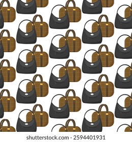 Elegant Hand bag Seamless Pattern